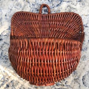 Handmade Wicker Wall Basket ✨
